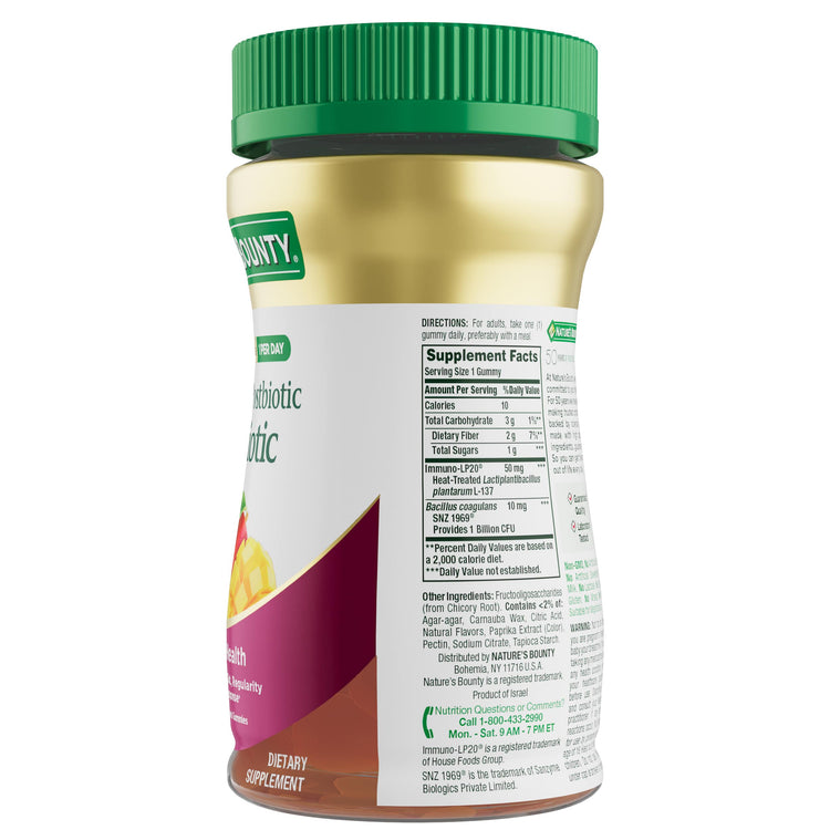Prebiotic+Postbiotic+Probiotic Gummies