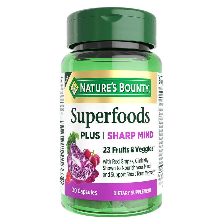 Superfoods + Sharp Mind