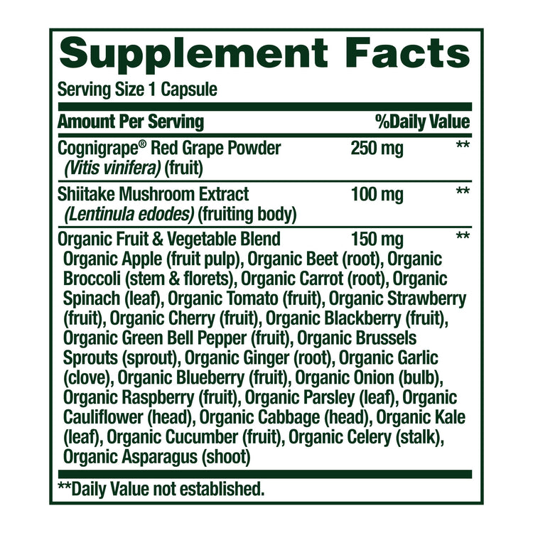 Superfoods + Sharp Mind